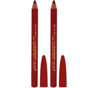 Maybelline New York Makeup Expert Wear Twin Eyebrow Pencils and Eyeliner Pencils, Medium Brown Shade, 0.06 Ounce, 2 Count (Pack of 1)