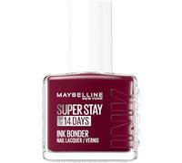 Maybelline New York Super Stay Ink Bonder Nail Lacquer, Hard Gel-Like Colour, Chip-Resistant, Up to 14 Day Wear, Shade 287: Midnight Red, 12ml