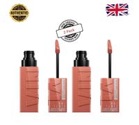 Maybelline New York Super Stay Vinyl Ink Liquid Lip Colour, 16HR Long-Lasting, Ultra-Pigmented, Smudge & Transfer-Proof, High Shine Finish, Vegan Formula for Comfortable Wear, Shade: 105 Golden