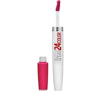 Maybelline New York SuperStay 24 2-Step Long Lasting Liquid Lipstick & Lip Balm, Long Wear Makeup, High-Impact Lip Color with Microflex Technology, Satin Finish, Crisp Magenta