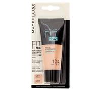 Maybelline Fit Me Foundation, Medium Coverage, Blendable With a Matte and Poreless Finish, For Normal to Oily Skin, Shade: 104 Soft Ivory, 30ml