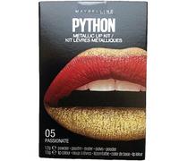 Maybelline Newyork Maybelline New York Lipstick Python Metallic Lip Kit, 05 Passionate Red Gold