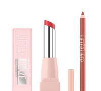 Maybelline Out of Line Lifter Lip Liner & Peach Quench Lip Oil Duo Bundle