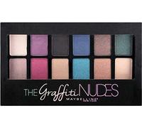 Maybelline Palette, The Graffiti Nudes, 1 count (Pack of 1), Eye Shadow, Full Coverage, Metallic Finish, Assorted Colors, Natural, Unisex, Box