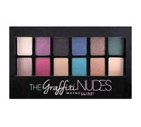 Maybelline Palette, The Graffiti Nudes, 1 count (Pack of 1), Eye Shadow, Full Coverage, Metallic Finish, Assorted Colors, Natural, Unisex, Box