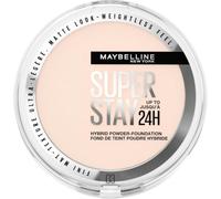 Maybelline Powder Foundation, Long-lasting 24H Wear, Medium to Full Coverage, Transfer, Water & Sweat Resistant, SuperStay 24H Hybrid Powder Foundation, 03