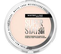 Maybelline Powder Foundation, Long-lasting 24H Wear, Medium to Full Coverage, Transfer, Water & Sweat Resistant, SuperStay 24H Hybrid Powder Foundation, 03