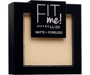Maybelline Pressed Setting Powder Fit Me Matte & Poreless 120 Classic Ivory | Lightweight Powder For a Natural Flawless Looking Skin, For All Skin Types, Oil Control, Vegan Formula