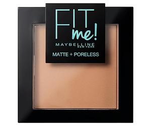 Maybelline Pressed Setting Powder Fit Me Matte & Poreless 250 Sun Beige | Lightweight Powder For a Natural Flawless Looking Skin, For All Skin Types, Oil Control, Vegan Formula