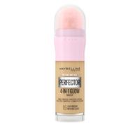Maybelline Primer 4 in 1 Instant Anti Age Rewind Perfector 1.5 Light Medium | 4-In-1 Glow Primer, Concealer, Highlighter, Self-Adjusting Shades, Evens Skin Tone, Glow Finish