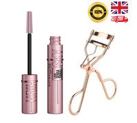 Maybelline Sky High Mascara+Eyelash Curler with Refill Pad Volumising & Curling