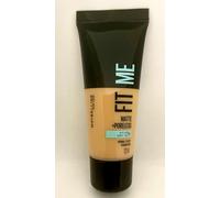 Maybelline Soft Sand Fit Me Matte and Poreless Foundation Number 124, 30 ml