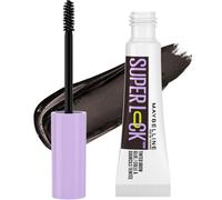 Maybelline Super Lock Brow Glue Eyebrow Gel Lightweight and Waterproof Tinted Brow Gel For Up To 24HR Hold Black 1 Count
