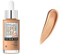 Maybelline New York Foundation, Long-Lasting Makeup with Vitamin C, Vegan Formula, Super Stay Skin Ink, No. 48