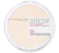 Maybelline Super Stay Full Coverage Powder Foundation Makeup Up to 16 Hour Wear Soft Creamy Matte Foundation Porcelain 1 Count