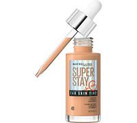 Maybelline Super Stay Skin Tint Foundation, With Vitamin C*, Brighten and Glow Serum Foundation with Long-Lasting, Buildable Coverage, Up to 24H Wear, Vegan Formula, Shade 48