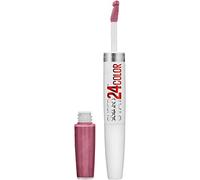 Maybelline Super Stay 24 2-Step Liquid Lipstick Makeup Long Lasting Highly Pigmented Color with Moisturizing Balm Perpetual Plum Purple 1 Count