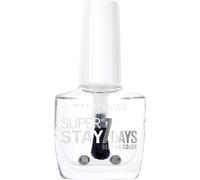 Maybelline New York Make-Up Super Stay Nail Polish Forever Strong 7 Days Finish Gel Nail Polish 25 Crystal Clear/Transparent Gloss Ultra Strong Hold, UV Lamp Not Included, 1 x 10 ml