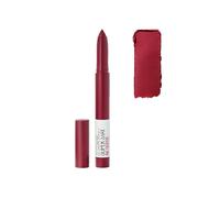 Maybelline Lipstick, Superstay Matte Ink Crayon Longlasting Dark Red Lipstick With Precision Applicator 50 Own Your Empire