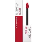 Maybelline Superstay Matte Ink Red Orange Liquid Lipstick, 325 Shot Caller, 1 Count (Pack of 1)