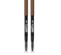 Maybelline Tattoo Brow Semi Permanent 36HR Eyebrow Pencil Longlasting Thicker Fuller Eyebrows, Soft Brown 03, 1 Count (Pack of 2)