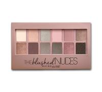 Maybelline The Blushed Nudes Eyeshadow Palette Makeup 12 Pigmented Matte & Shimmer Shades Blendable Powder 1 Count