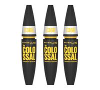 Maybelline The Colossal Longwear Mascara 36HR 10.7ml - 01 Black x3
