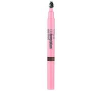 Maybelline Total Temptation Eyebrow Brow Defining Pen, designed for distinctive, softly defined looking brows, fluffy rounded brush to blend in for a natural look and finish, 120 Medium Brown