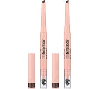 Maybelline Total Temptation Eyebrow Definer Pencil, Deep Brown, 2 count
