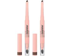 Maybelline Total Temptation Eyebrow Definer Pencil, Medium Brown, 2 count