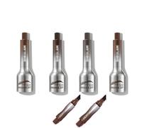 Maybelucky Eyebrow Brush,Brow-Fection Angled Brush & Dip-Chocolate, Natural Makeup Eye Brow Pencil,Anti-Smudge Eyebrow Makeup Brush, Portable Waterproof Matte Eyebrow Brush Kit(1 SET)