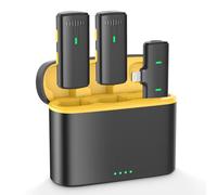 MAYBESTA Mini Wireless Microphone for iPhone iPad - Bluetooth Lavalier Lapel Mic for YouTube Video Recording - Small Clip on Microphones for Podcast Vlogging Interview TikTok