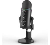 MAYBESTA USB Condenser Microphone for PC - Gaming Mic with 4 Recording Patterns for Laptop Desktop Mac PS4/PS5 - RGB Computer Microphones for Streaming Podcasting Singing Twitch YouTube