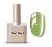MAYCHAO 15ML Cat Eye Gel Nail Polish 1Pc Meadow Shine Magnetic Nail Polish with Magnet Soak off Holographic Cat Eye Gel Polish for Nail Art Manicure Salon DIY at Home