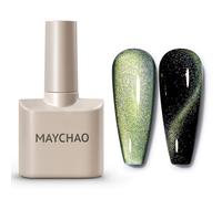MAYCHAO 15ML Cat Eye Gel Nail Polish 1Pc Rainbow 06 Gel Polish with Magnet Soak off Holographic Magnetic Nail Polish for Nail Art Manicure Salon DIY at Home