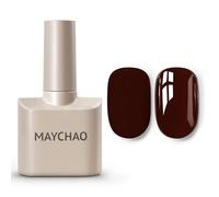 MAYCHAO Gel Nail Polish, 15ML Deep Cherry Red Gel Nail Polish, Soak Off UV LED Nail Varnish Nail Art Starter Manicure Salon DIY at Home, 0.5 OZ