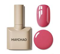 MAYCHAO Gel Nail Polish, 15ML Rose Bud Gel Polish, Soak Off UV LED Nail Varnish Nail Art Starter Manicure Salon DIY at Home, 0.5 OZ