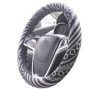 Mayco Bell 2018 Ethnic Style Coarse Flax Cloth Automotive Steering Wheel Cover Anti Slip and Sweat Absorption Auto Car Wrap Cover (G)
