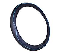Mayco Bell Boat Steering Wheel Cover Microfiber Leather 13-13.5 inch (Black Blue)