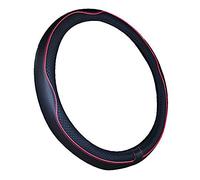 Mayco Bell Boat Steering Wheel Cover Microfiber Leather 13-13.5 inch (Black Red)