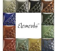 Mayco Elements Glaze Set, Assorted Colors, Set of 12 Pints