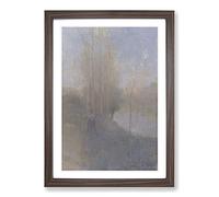 MayDay by Charles Conder Framed Print | A2 Walnut Framed Wall Art | Ready to Hang | Modern Nature Picture | Living Room Bedroom Lounge Office