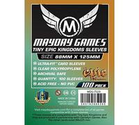 Mayday CARD_DOCUMENT_SLEEVE for Tiny Epic Kingdoms, 88 x 125 mm, 100 Super Clear Polypropylene Sleeves
