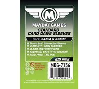 Mayday Clear Card Sleeves 54mm x 86mm (100)