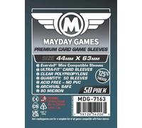 Mayday Clear Premium Card Sleeves 44mm x 63mm (50)