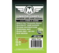 Mayday Clear Premium Card Sleeves 54mm x 86mm (50)