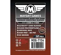 Mayday Clear Premium Card Sleeves 55mm x 77mm (50)
