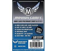Mayday Games 45 x 68 mm SLEEVES Mini Euro Premium Card Game (Pack of 50)