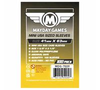 Mayday Games 7039 Clear Sleeves 41x63mm Mini USA Size (4x100 Pack, 400 sleeves)