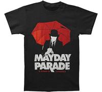 Mayday Parade A Lesson in Romantics Umbrella Man Mens T-shirt Unisex Black Top Tee M